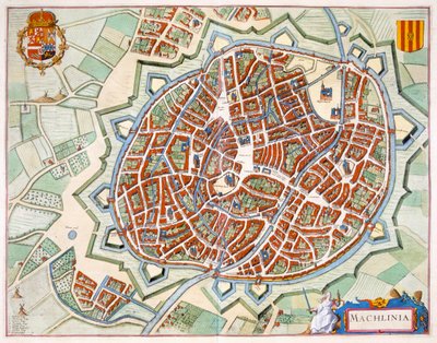 Mechelen by Joan Blaeu